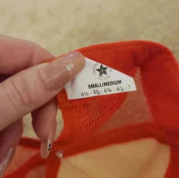 Vintage Tiger Cubs BSA Red White Snapback Mesh Size Small/Medium - Picture 4 of 4